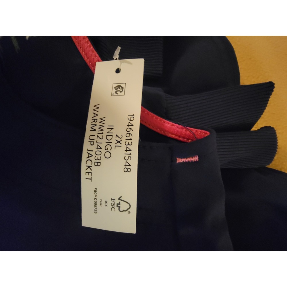 ScrubStar Active Warm-up Jacket Indgo Size 2XL - Picture 10 of 10